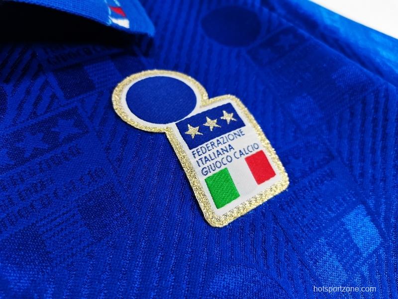 Retro 1994 Italy Home Soccer Jersey
