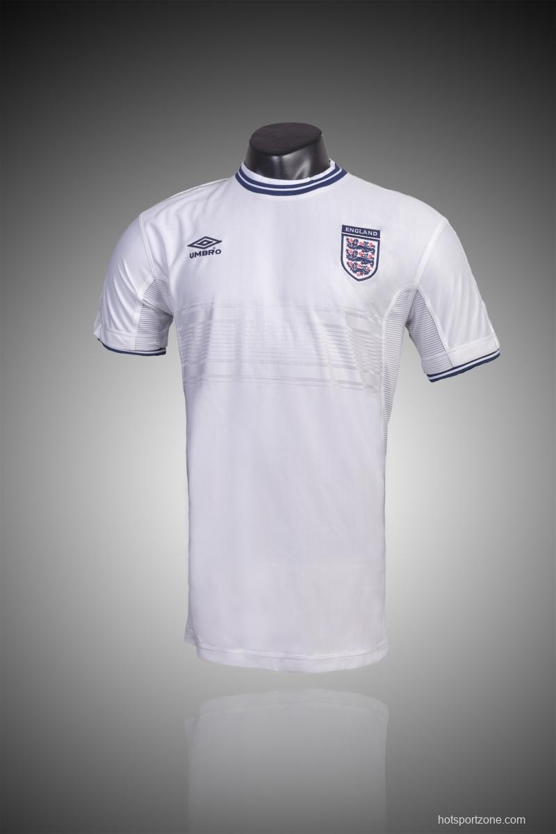 Retro 2000 England Home Soccer Jersey