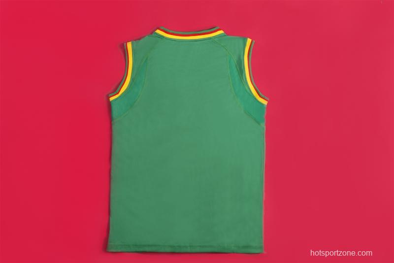 Retro 2002 Cameroon Home Soccer Jersey