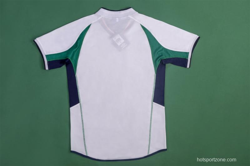 Retro 2002 Ireland Away Soccer Jersey