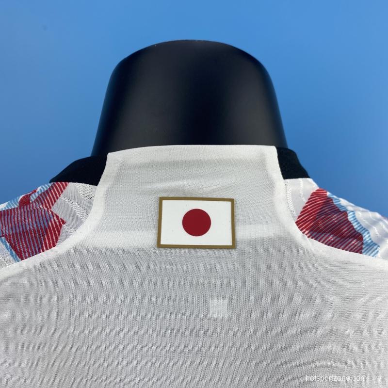 Player Version 2022 Japan Away World Cup Soccer Jersey