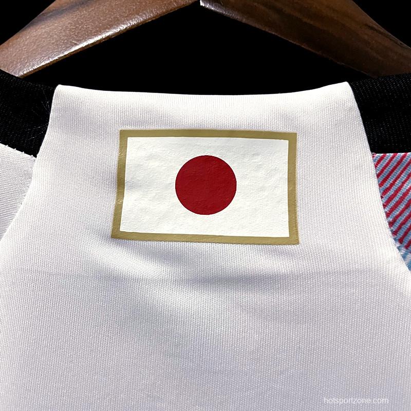 2022 Japan Away White Soccer Jersey