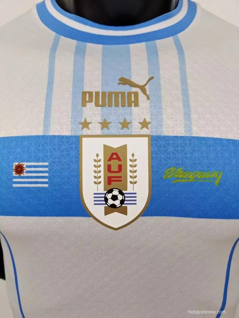 Player Version 2022 Uruguay Home Soccer Jersey