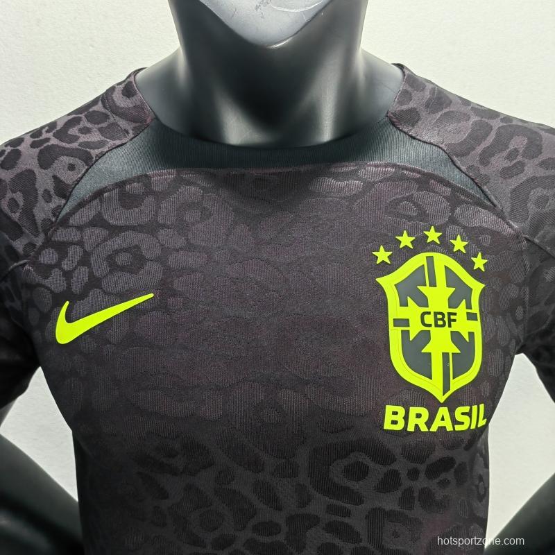 Player Version 2022 Brazil Black Training Jersey