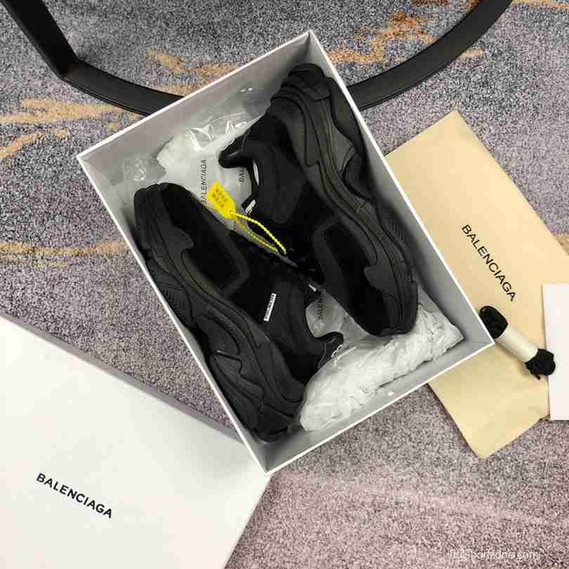 Men Balenciaga Triple-S 2 Sneaker Black