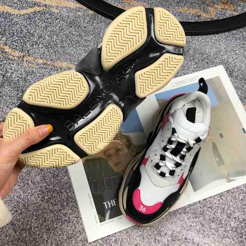 Men Balenciaga Triple-S Sneaker White/Black/Purple