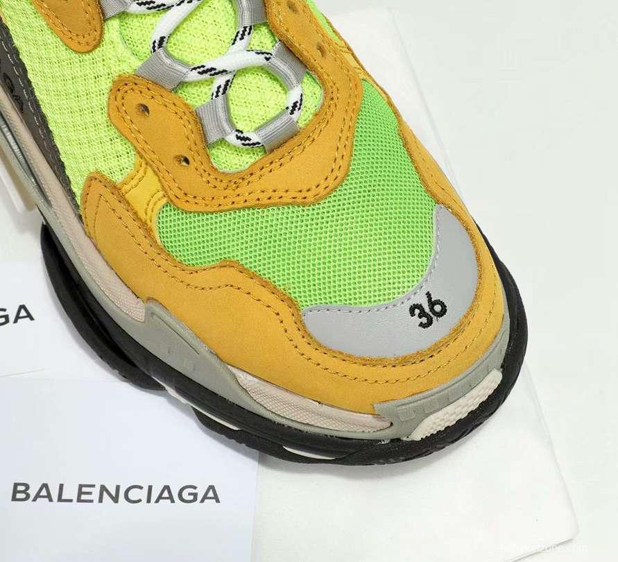 Men/Women Balenciaga Triple-S Sneaker Multi-Color Brown/Green Item 6380340