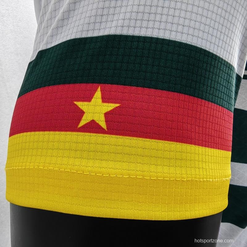 Player Version 2022 Cameroon Third White Jersey