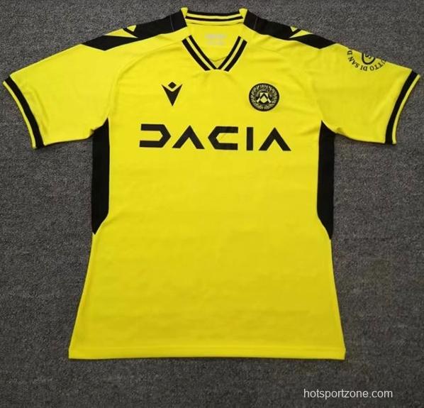 22/23 Udinese Away Yellow Jersey