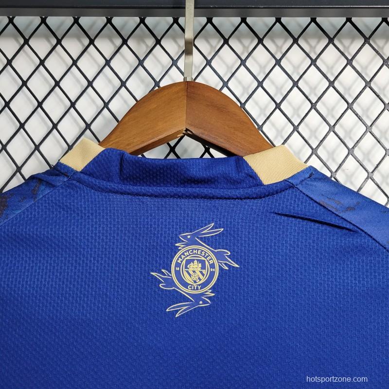 23-24 Kids Manchester City Blue Special Edition Jersey