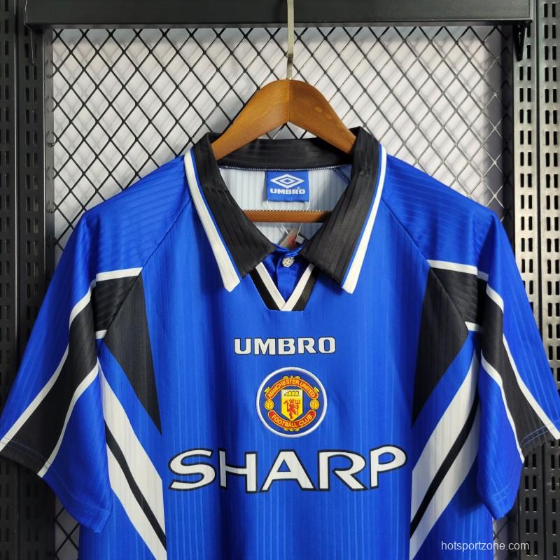Retro 96-97 Manchester United Away Jersey