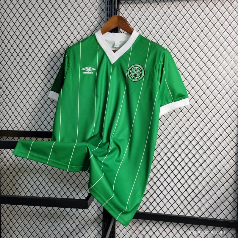 Retro 1984/86 Celtics 2 Away Game Soccer Jersey