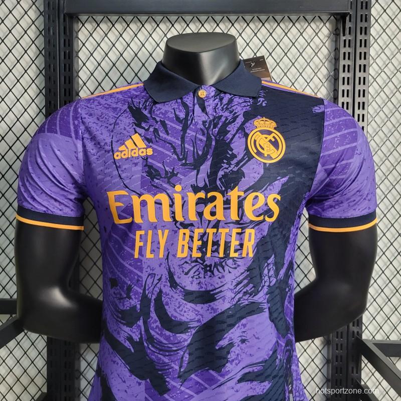 Player Version 23-24 Real Madrid Special Purple Jersey