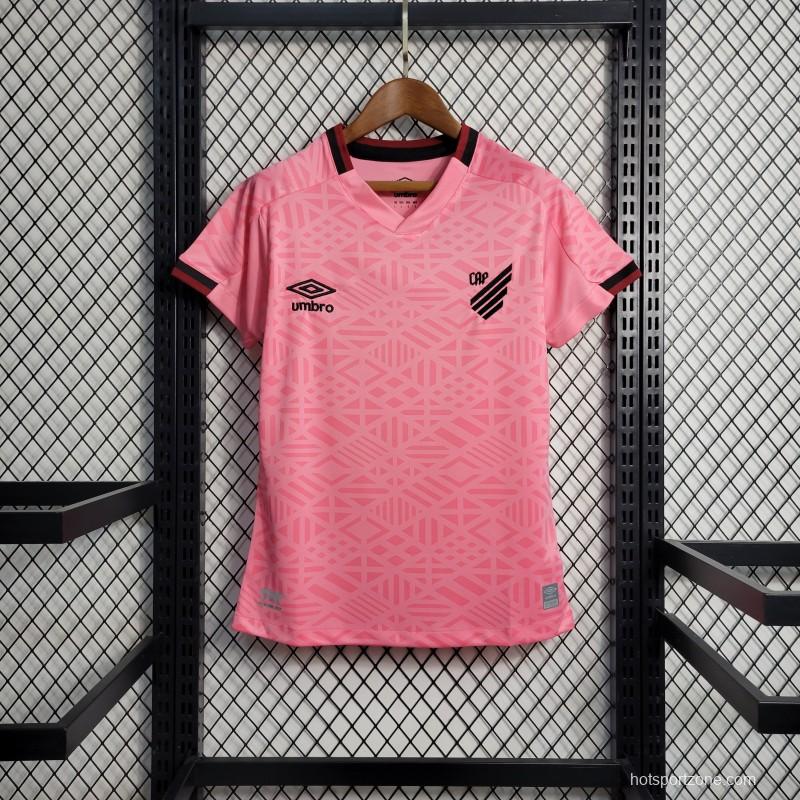 Women 22-23 Athletico Paranaense Pink Special Version Jersey