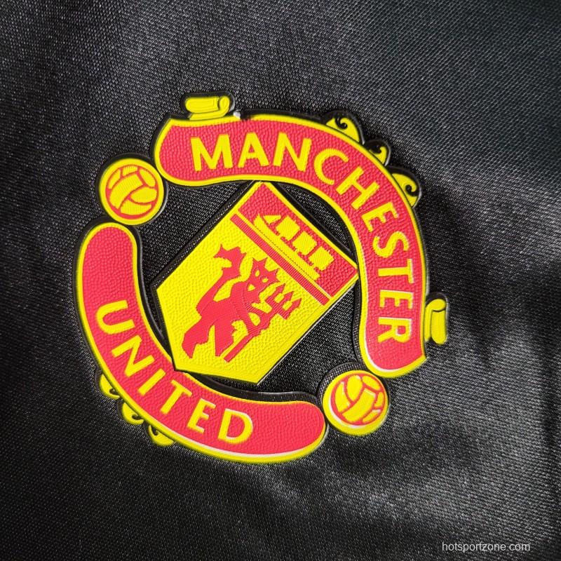 Retro 98/99 Manchester United Black Third Jersey