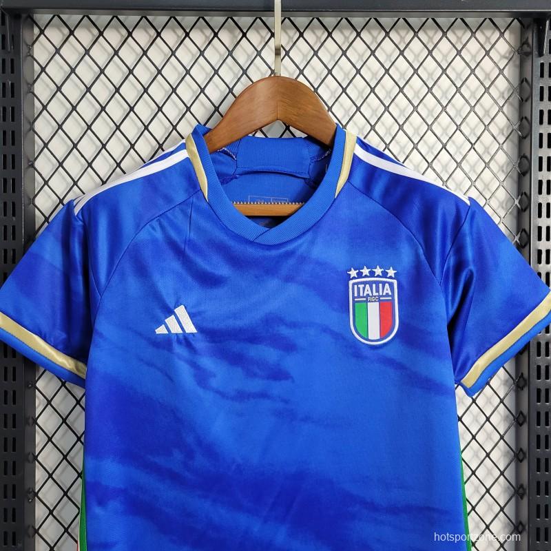 2023 KIDS Italy Home Jersey