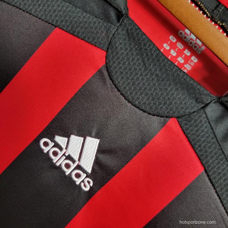 Retro Long Sleeve 2006-07 AC Milan Home Jersey