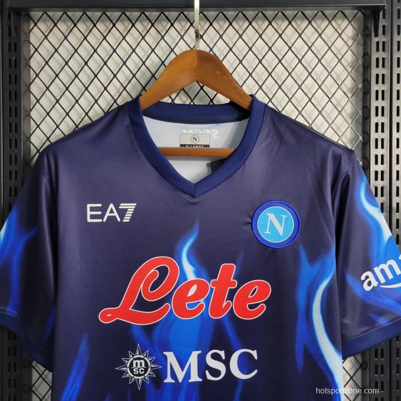 23-24 Napoli Flame Blue Jersey