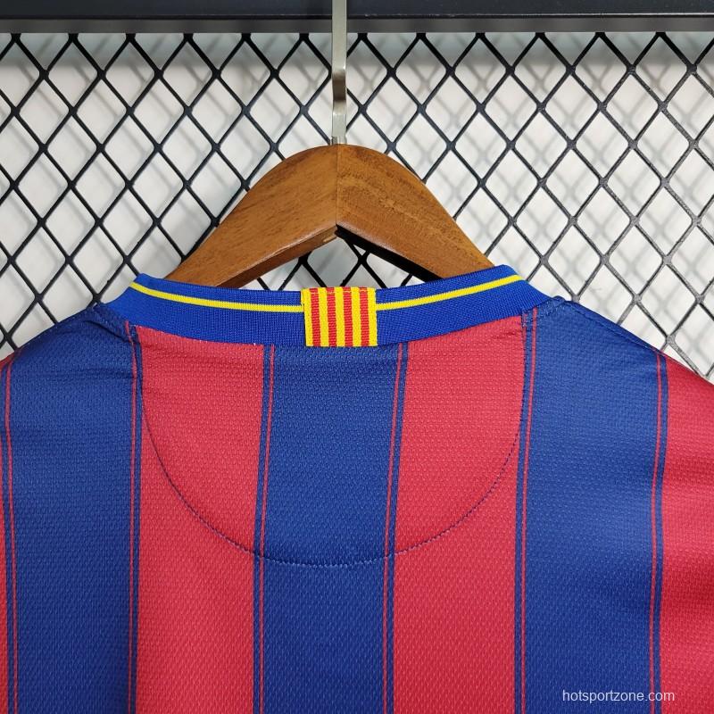 Retro 09-10 Barcelona Home Soccer Jersey