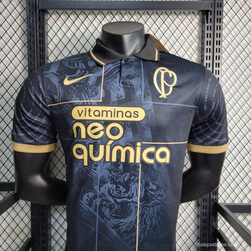 23-24 POLO Corinthians Black Jersey