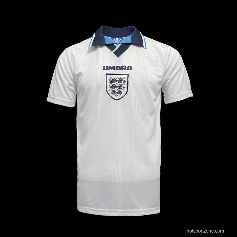 Retro 1996 England Home Soccer Jersey