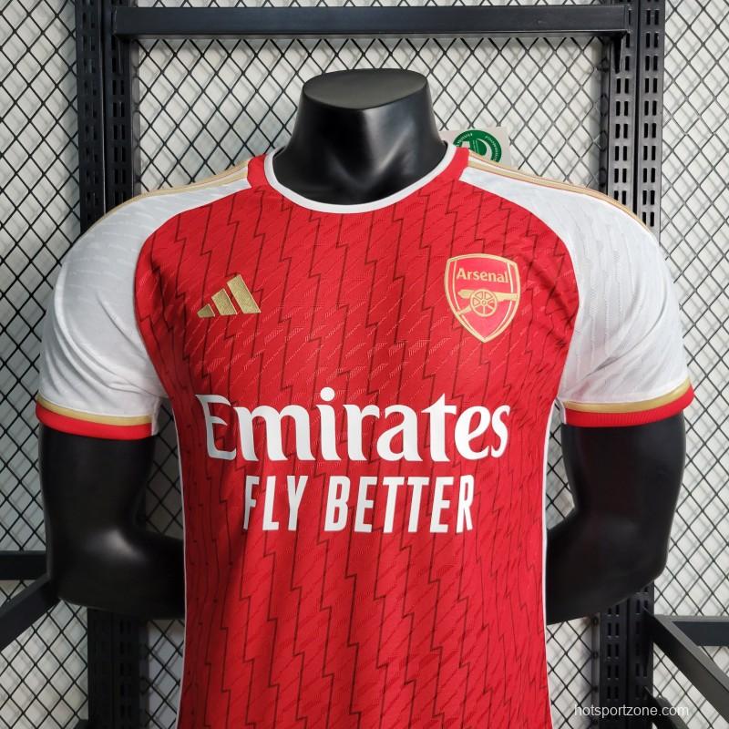 Player Version 23-24 Arsenal Home Jersey