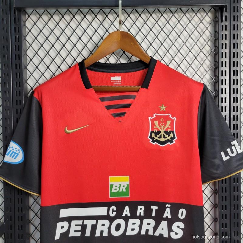 Retro 08-09 Flamengo Third Black Red Jersey