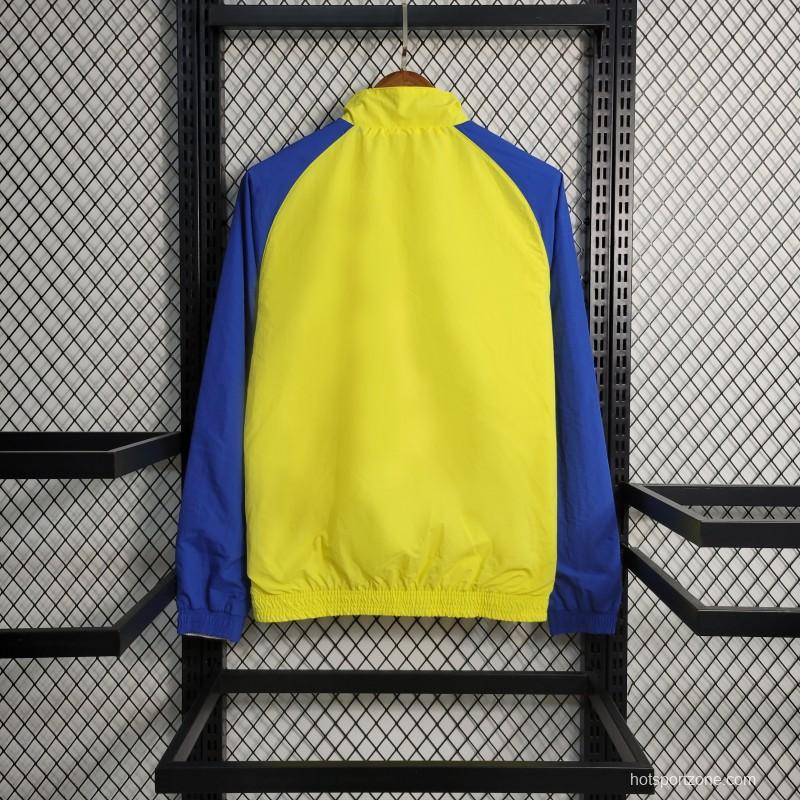 23-24 Windbreaker Al-Nassr FC Reversible Jacket