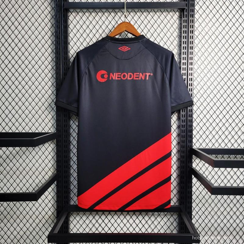 23-24 Athletico Paranaense Away Black/Red Jersey