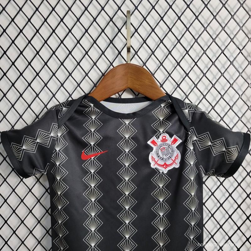 23-24 Baby Corinthians Black Jersey Size  6-18 Month