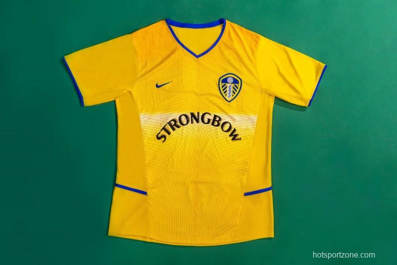 Retro 02/03 Leeds United Third Yellow Jersey