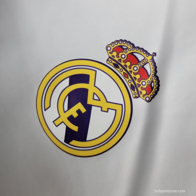 23/24 Reversible Real Madrid White Windbreaker