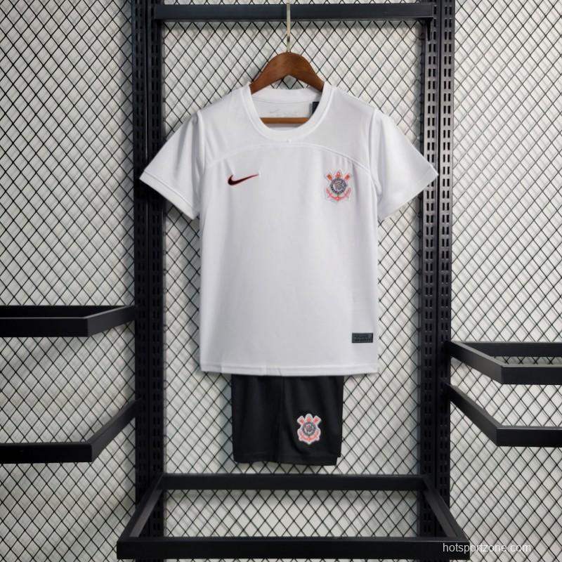 23-24 Kids Corinthians Home Jersey Size 16-28