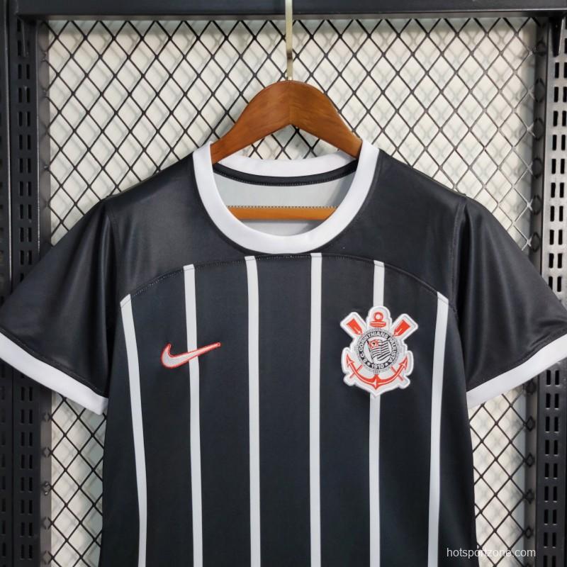 23-24 Women Corinthians Away Black Jersey