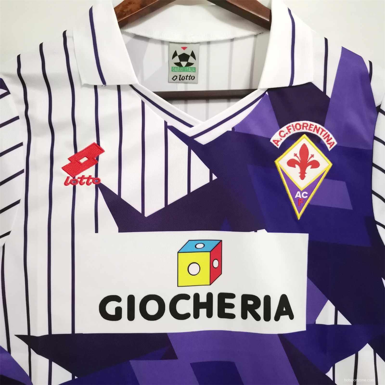 Retro 91/92 Fiorentina Away Jersey