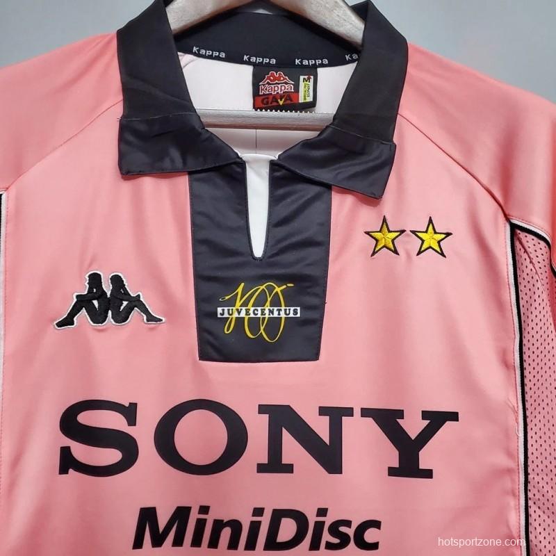 Retro 97/98 Juventus Away Pink Jersey