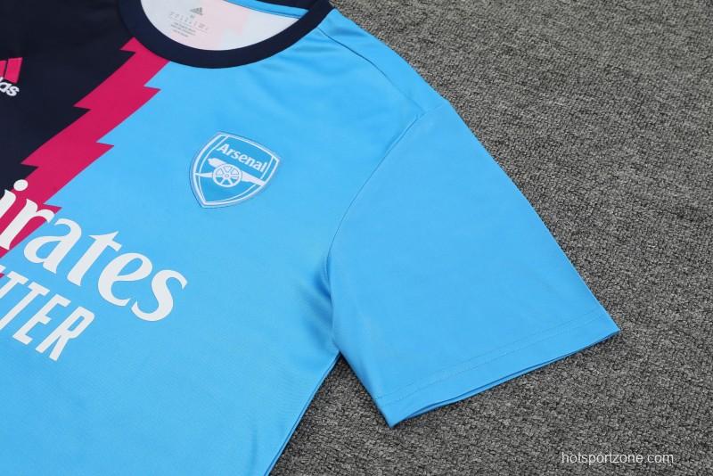 23-24 Arsenal Blue/Navy Short Sleeve+Shorts