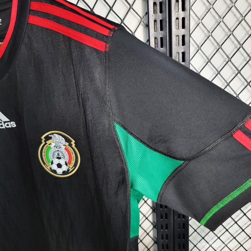 Retro 2010 Mexico Away Black Jersey