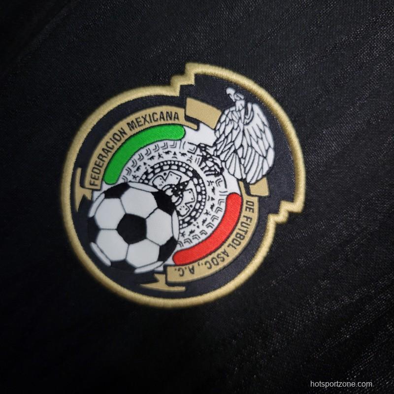 Retro 2010 Mexico Away Black Jersey