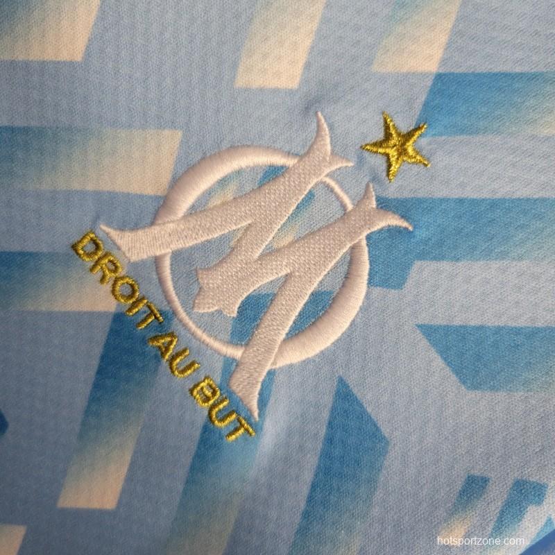 23-24 Olympique Marseille Blue Training Special Edition Jersey