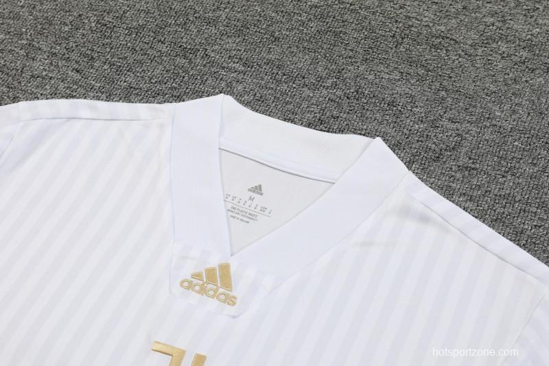 23-24 Juventus Remake Icon White Short Sleeve Jersey+Shorts