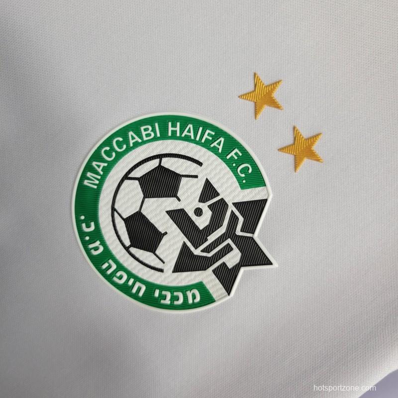 23-24 Maccabi Haifa White Champion Jersey