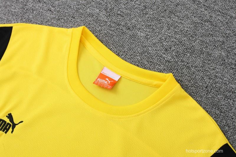 23 24 Borussia Dortmund Yellow Short Sleeve+Shorts