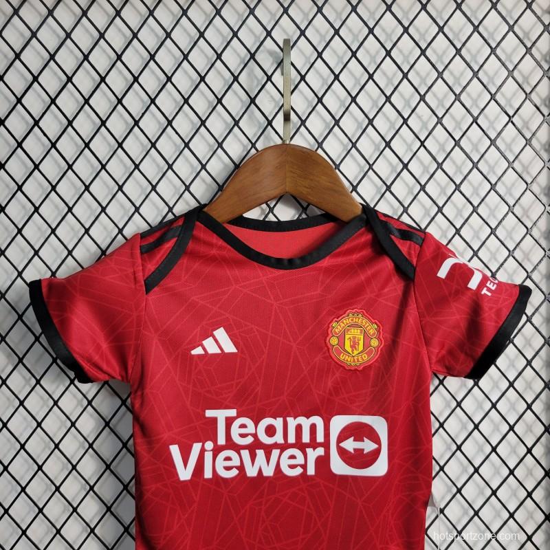 23-24 Baby Manchester United Home Jersey