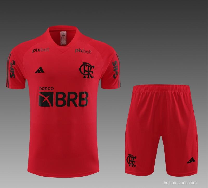 23/24 Flamengo Red Vest Jersey+Shorts