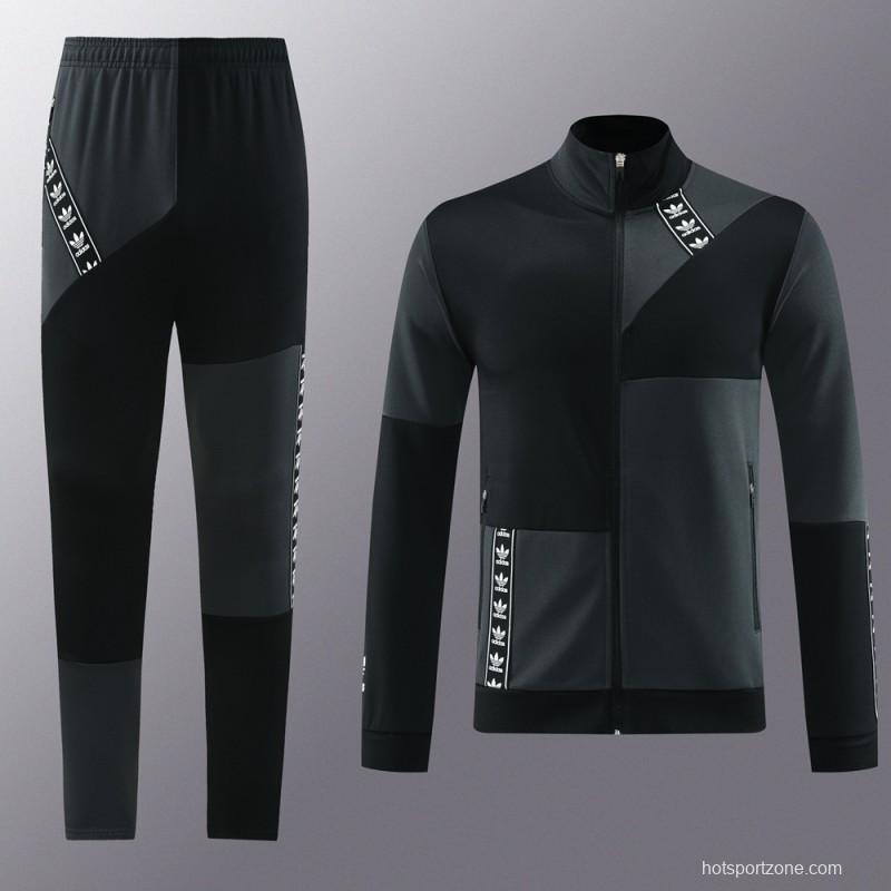 23/24 Adidas Original Black/Grey Full Zipper +Pants
