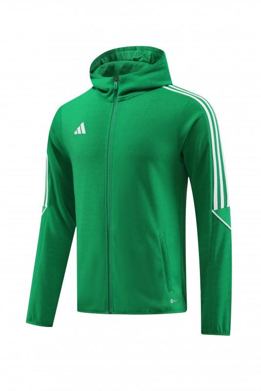 2023 Adidas Green Hoodie Full Zipper Jacket +Pants