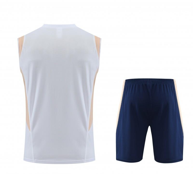 23/24 Ajax White Vest Jersey+Shorts
