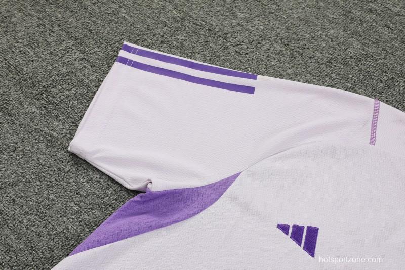 23 24 Cruzeiro White Short Sleeve+Shorts