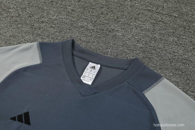 23 24 Inter Miami Grey Short Sleeve+Shorts